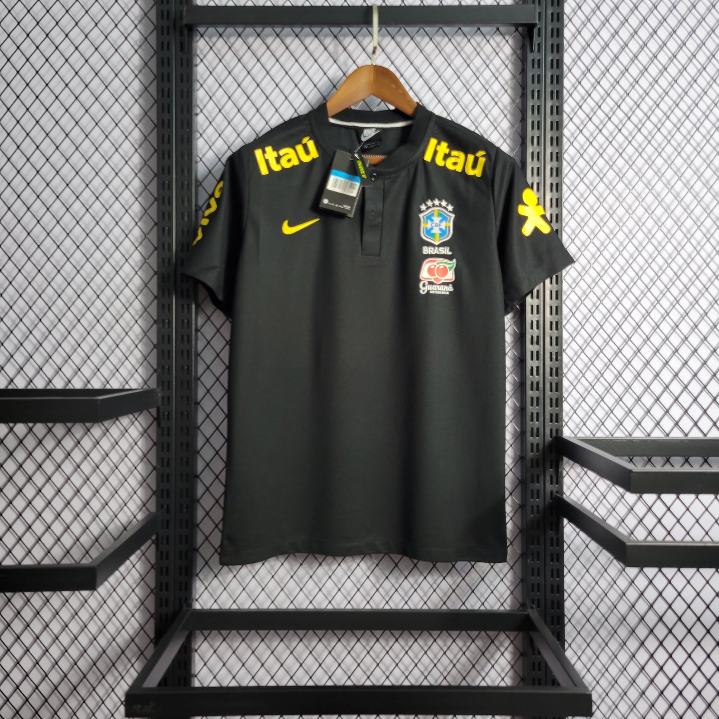 Low Neck Black do Brasil Pré-Jogo 2022