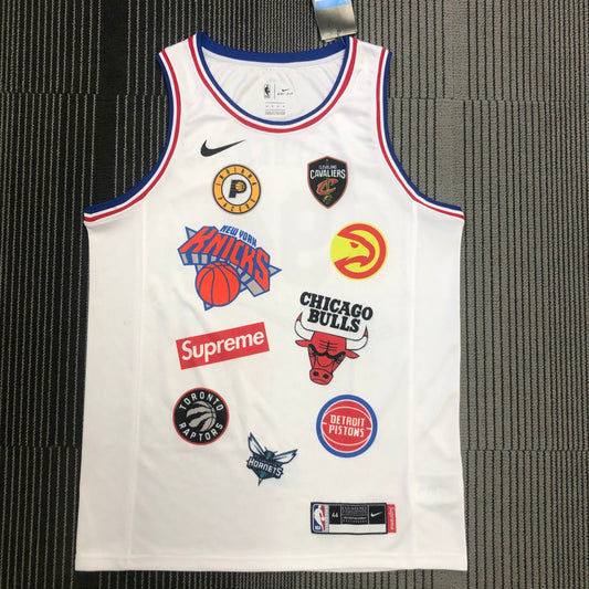 Camisa NBA Supreme x Nike White