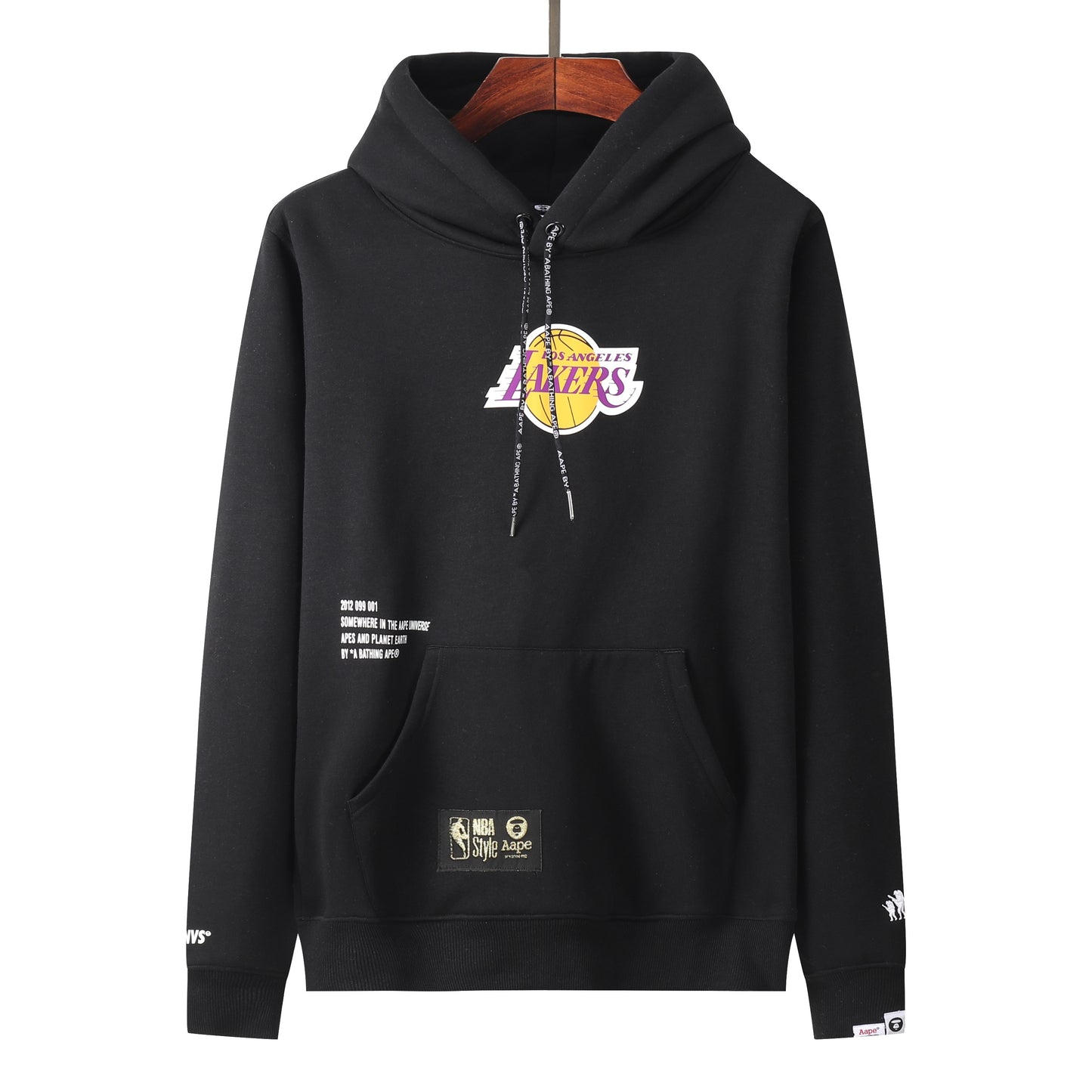 Moletom do L. A. Lakers AAPE MAN Black