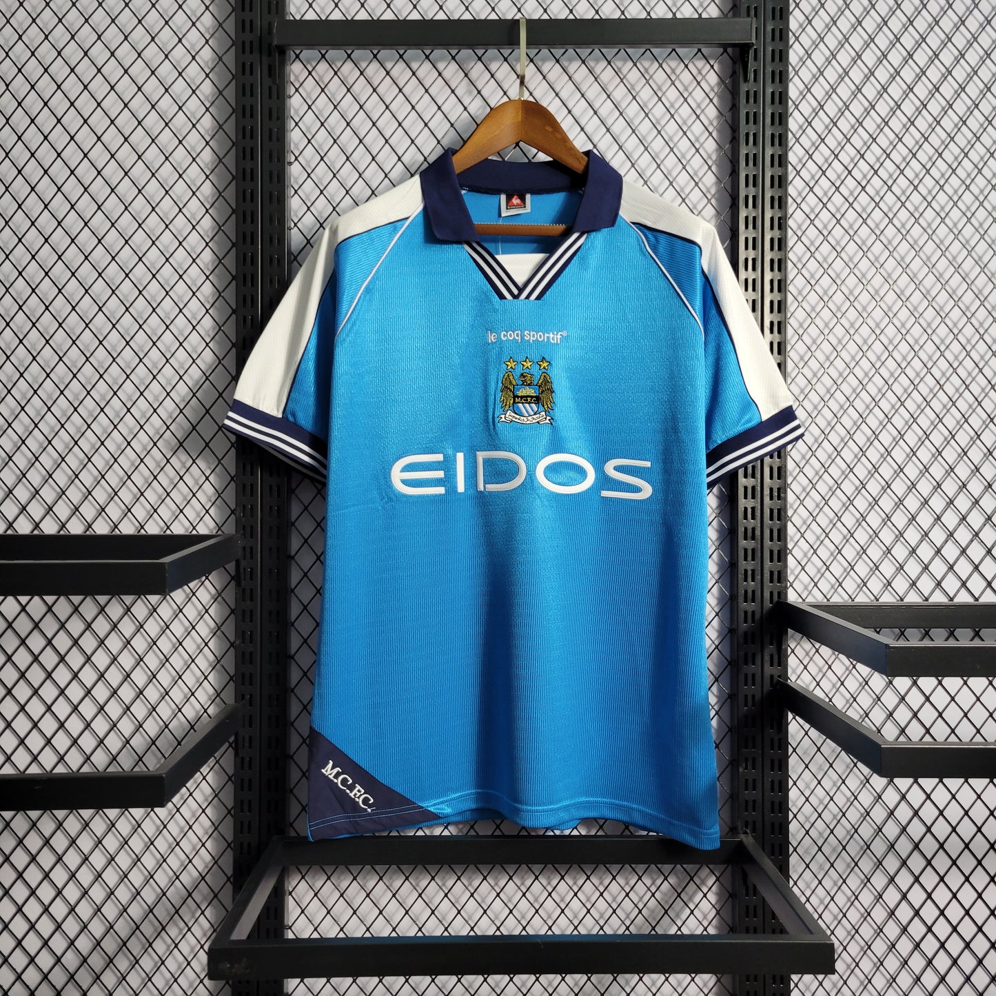 Camisa Retrô do Manchester City Titular 1999/2001