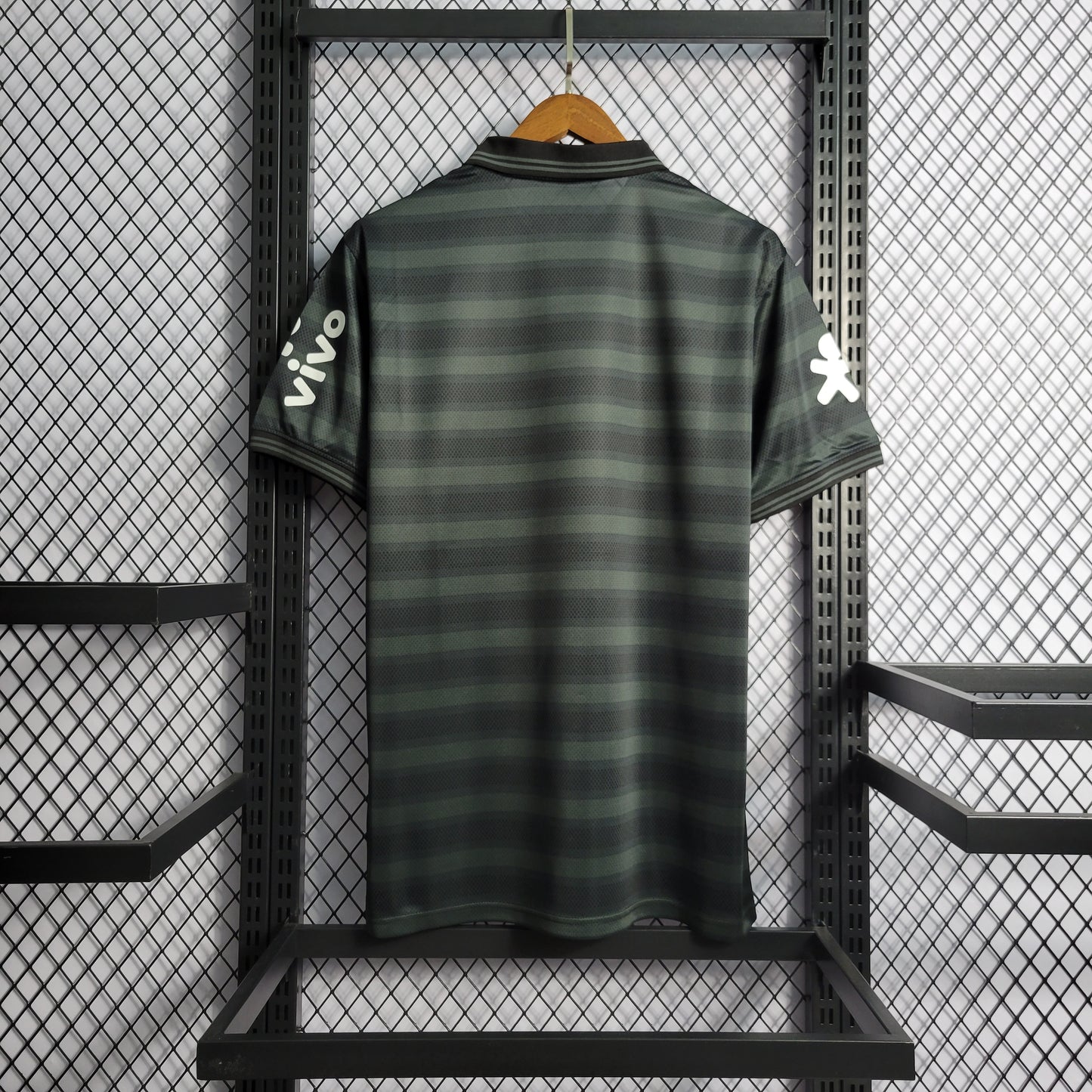 Camisa do Brasil Polo Black Stripe 2022