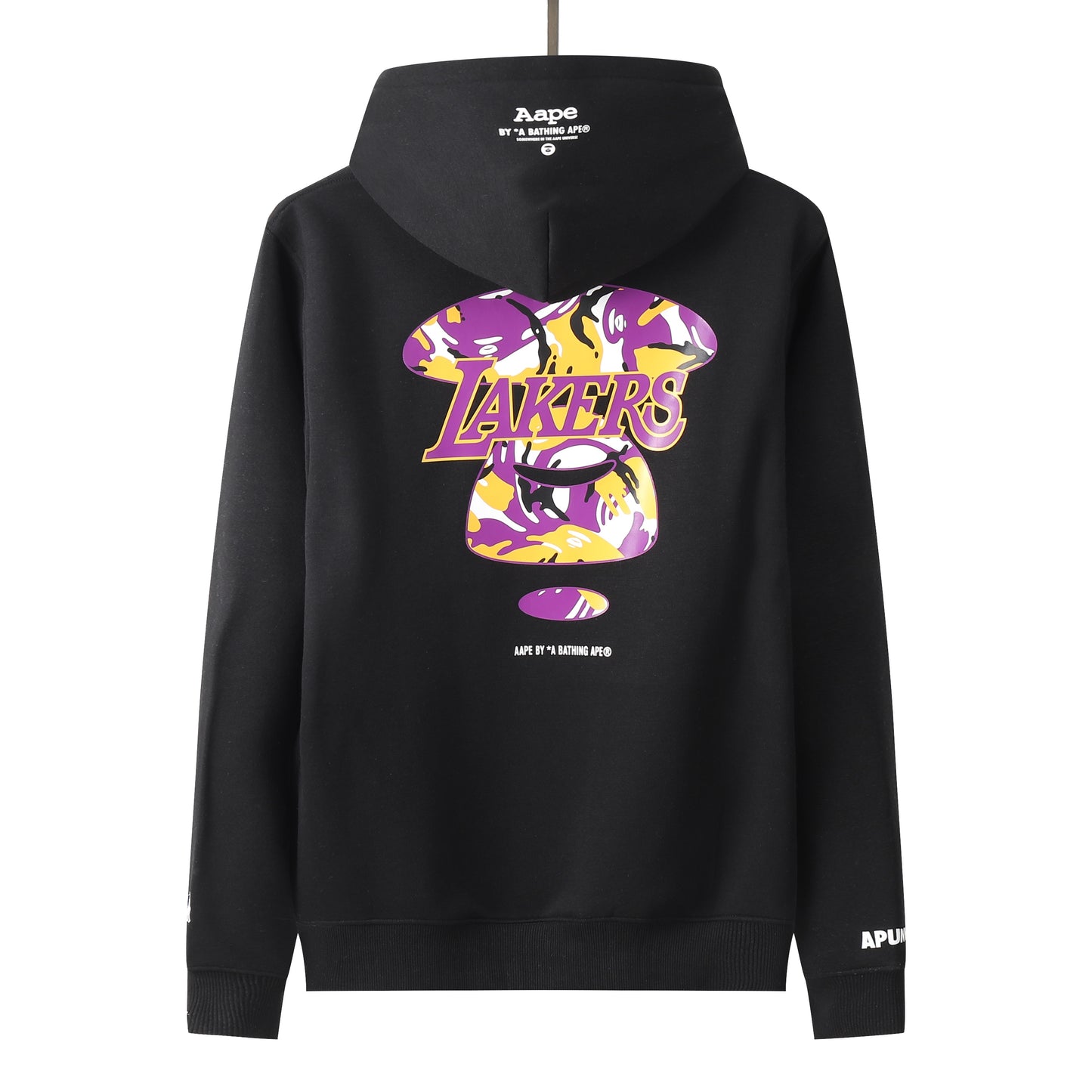 Moletom do L. A. Lakers AAPE MAN Black