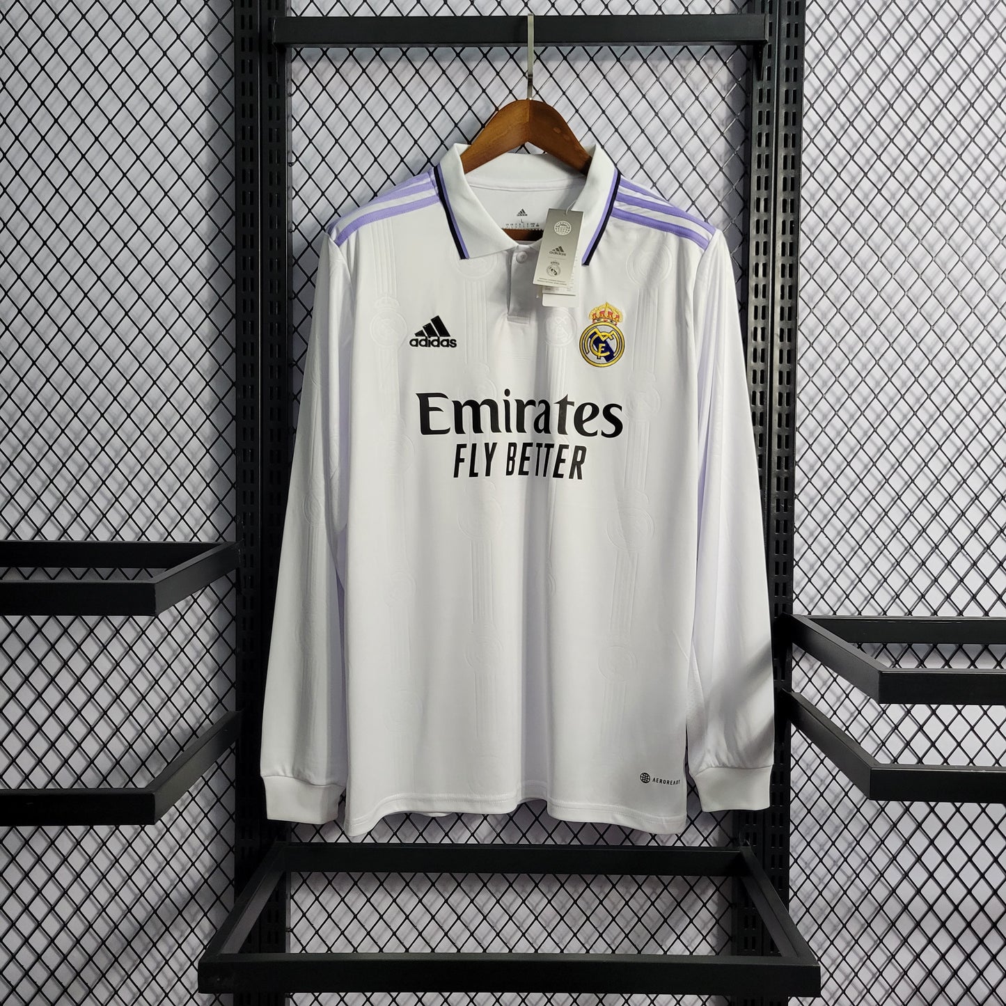 Camisa de Manga Longa do Real Madrid Titular 2022/2023