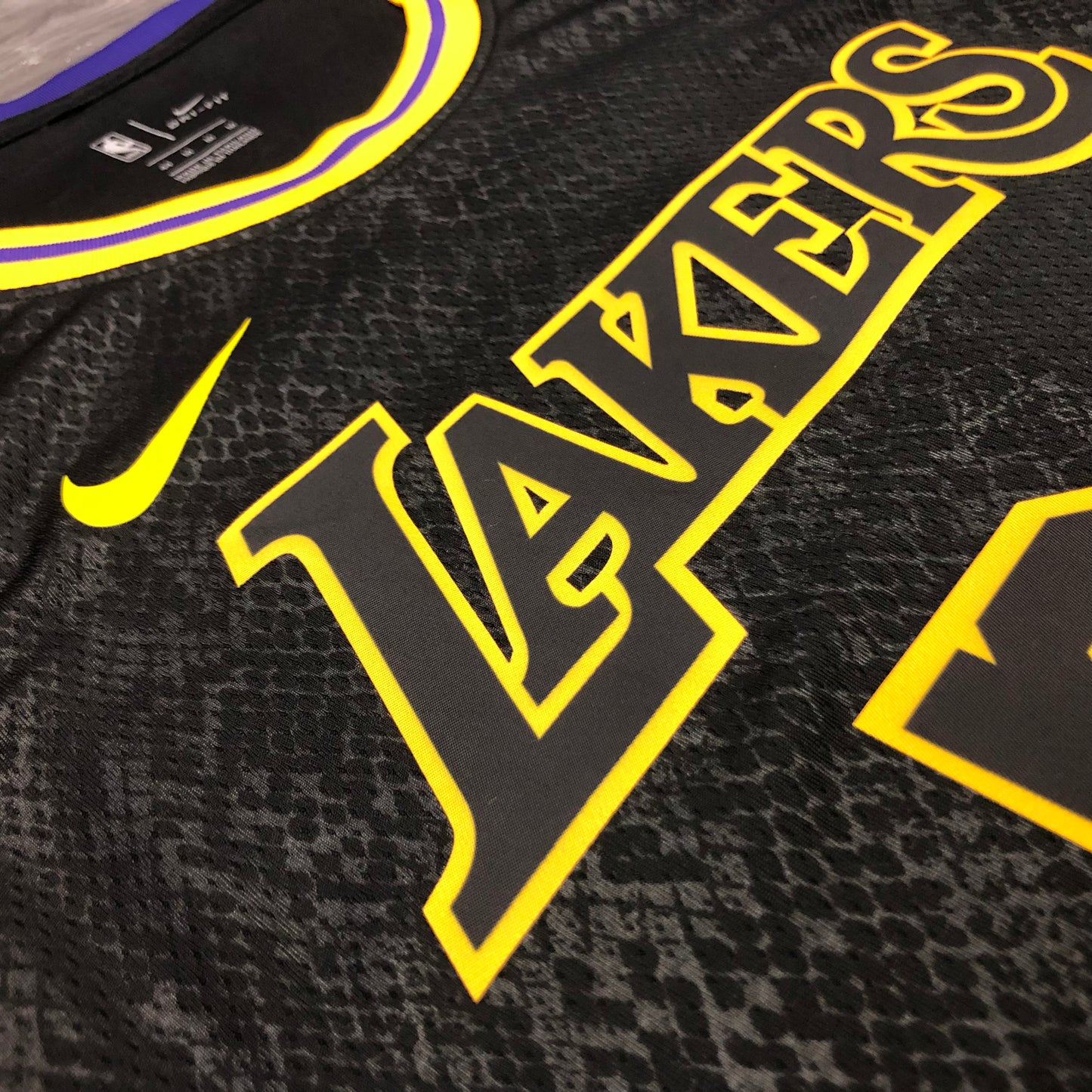 Camisa do Los Angeles Lakers Black Kobe Bryant