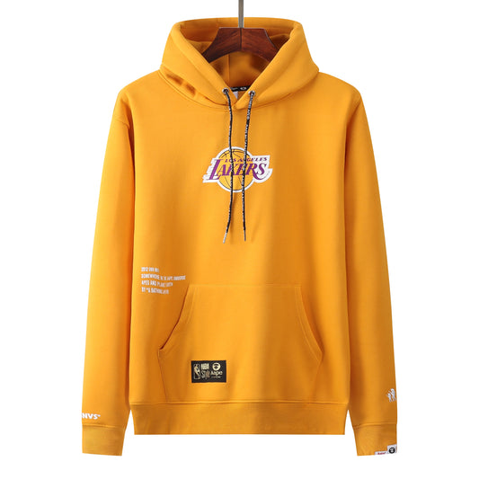 Moletom do L. A. Lakers AAPE MAN Yellow